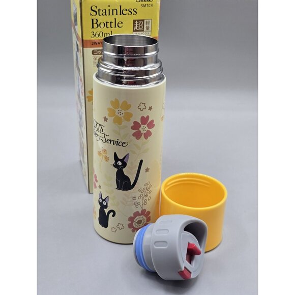 Studio Ghibli Kiki's Delivery Service Gigi Stainless‎ Steel Bottle 2Way Japan - Picture 8 of 11
